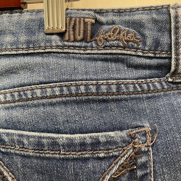 Kut from the Kloth Blue Straight Leg Jeans - Picture 14 of 16